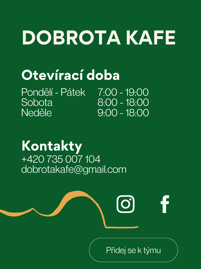 Dobrota kafe otevírací doba a kontakty